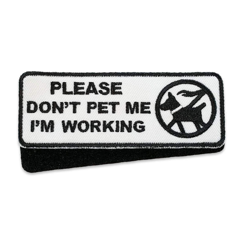 Working service dog patches clearance
