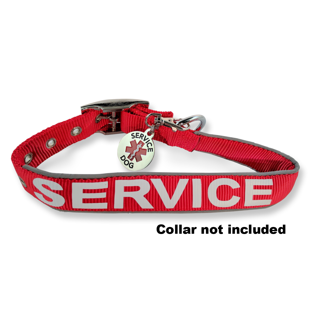 Service dog collar tag new arrivals